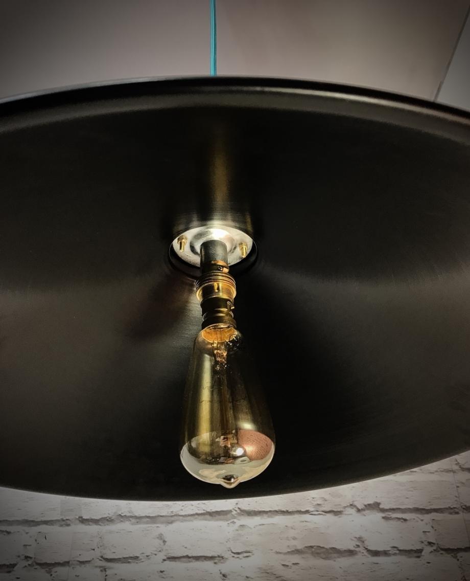 Handmade industrial statement pendant light 500mm